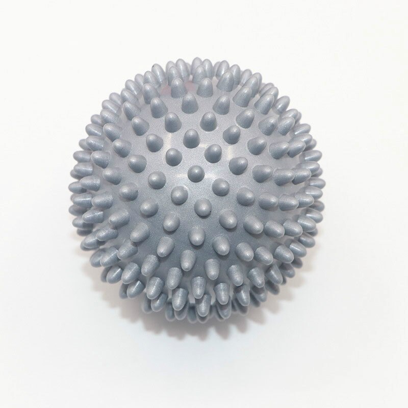 Unique 7.5cm/9cm Durable PVC Spiky Yoga Massage Ball Drain Point Fitness Hand Foot Pain Plantar Fasciitis Reliever Hedgehog Ball: 7.5CM / 08