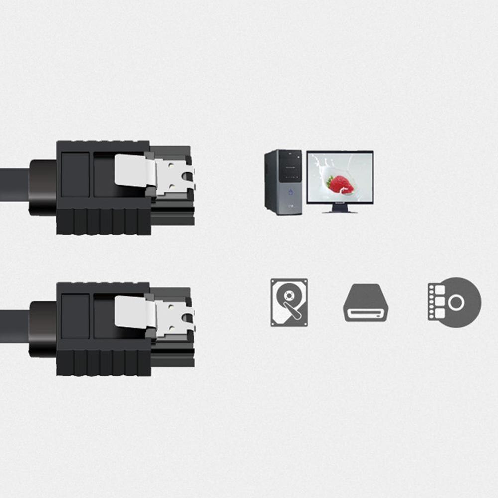 Durable High Speed SATA 3.0 6Gb/s 26AWG HDD Hard For Computer 40cm Data SATA Cable Cable Cable Signal Data Drive Straig B6H8
