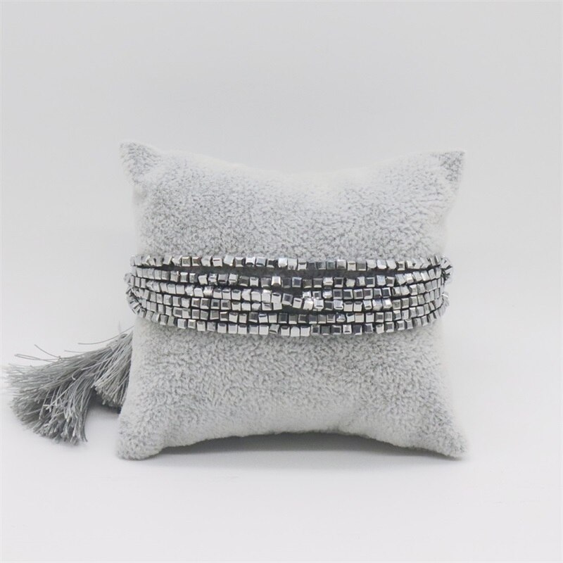 ZHONGVI Kristall Perlen Armband für Frauen Schmuck 2022 Neue Multilayer Braclet Handmade Bijoux Femme Miyuki Glas Perlen Armband: 26