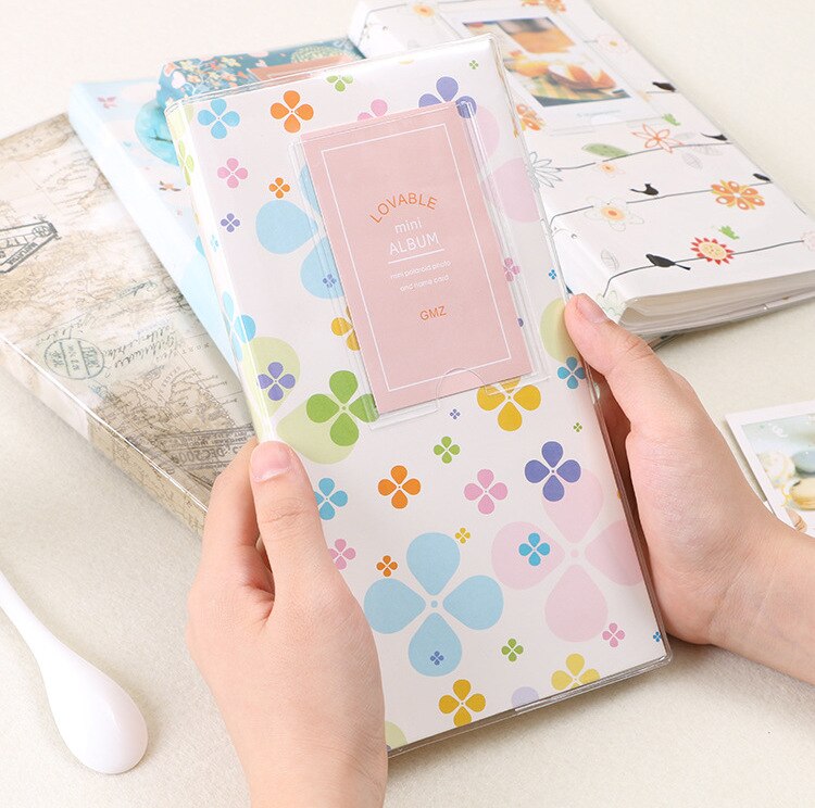 Los Fick – Album Photo avec 84 pochettes, coloré, pour Fuji Instax Mini 7s 8 25 50s: Clover