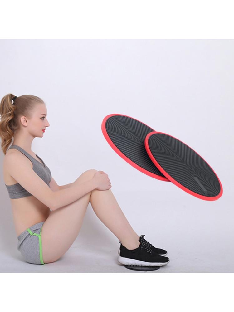 Fitness Sliding Discs Double Side Exercise Gym Round Full Body Sport Core Pads Q1FF