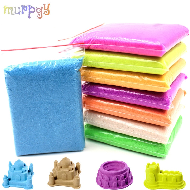 Dynamic Sand Soft Magic Sand DIY Indoor Playing Toys for Children Modeling Clay Slime Play Learning Educational Kids Toys