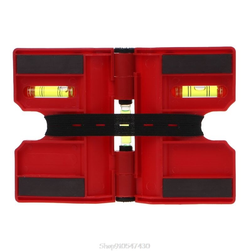 Angle Gauge Level Magnetic Inclinometer With Strap 270Degrees Adjustable Pipe Leveller N19 20