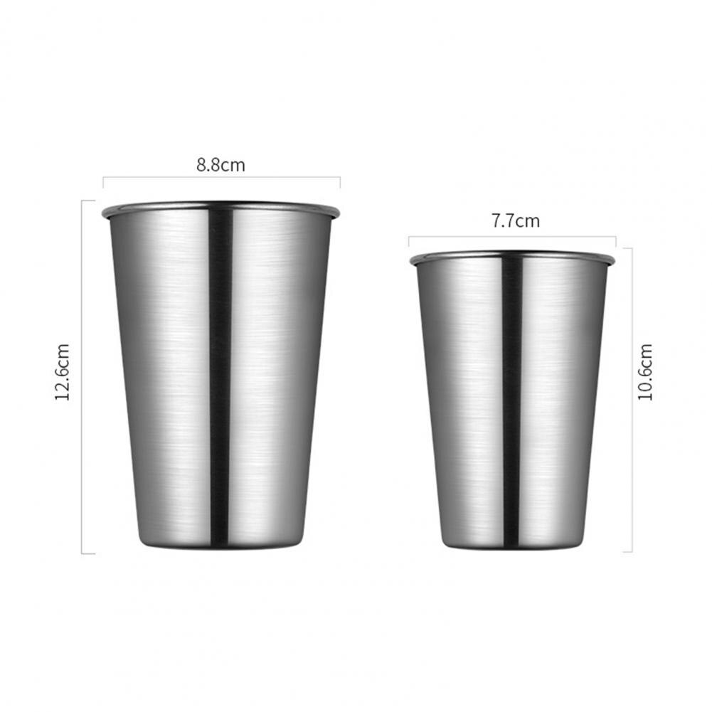 350/500ml Espresso Cups Stainless Steel Stackable Mug Coffee Cups Juice Beer Mug Water Cup Tumblers Coffee Mug Drinking Cup