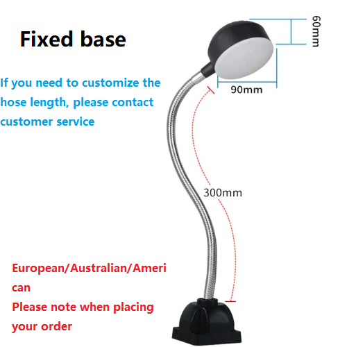 Lampe de travail LED pour Machine-outil, Base magnétique, Machine à coudre, tour, équipement CNC, éclairage de bureau, lumière vive 220V-110V: plum