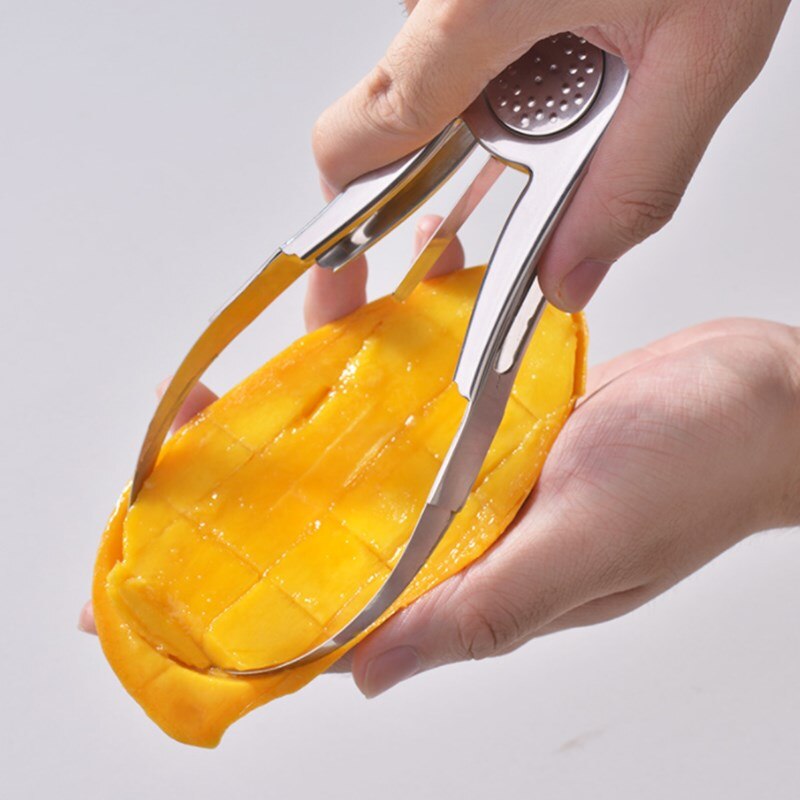 Mango frøfri mango i terninger mango skræl artefakt mango skræl artefakt