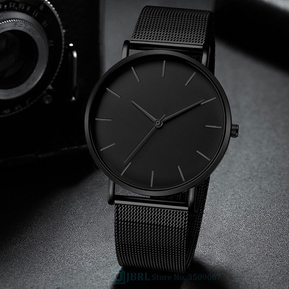 Minimalistisk ur reloj hombre ure til mænd relogio masculino montre homme man orologio uomo herre relojes para horloges mannen