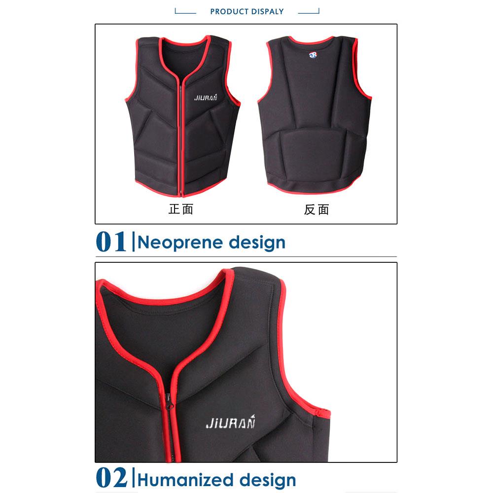 Drijvende Jas Vissen Vest Outdoor Zee Volwassen Neopreen Kanoën Rescue Vissen Reddingsvest Zeilen Zwemmen Drijfvermogen