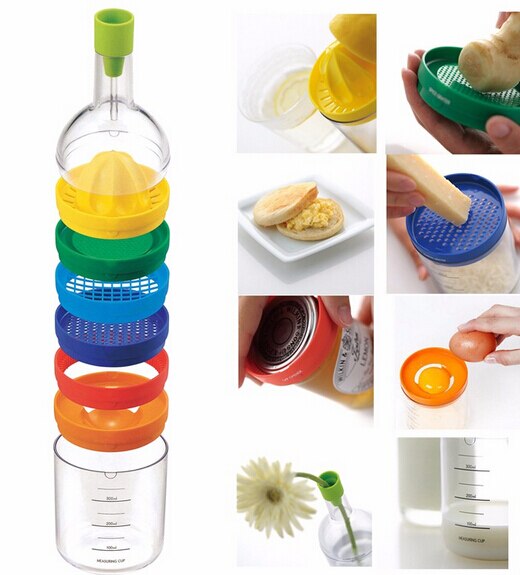 Multi Functional 8 in 1 Kitchen Tool Set Multipurpose Kitchen Accessories Gadget Kitchen Bottle Tools