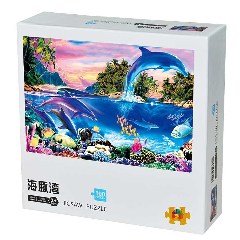 Grownup 100pcs Puzzle Famous Landscape Puzzle Cartoon jigsaw Puzzles 100 Piece For Children Educational Toys Year: Style 21