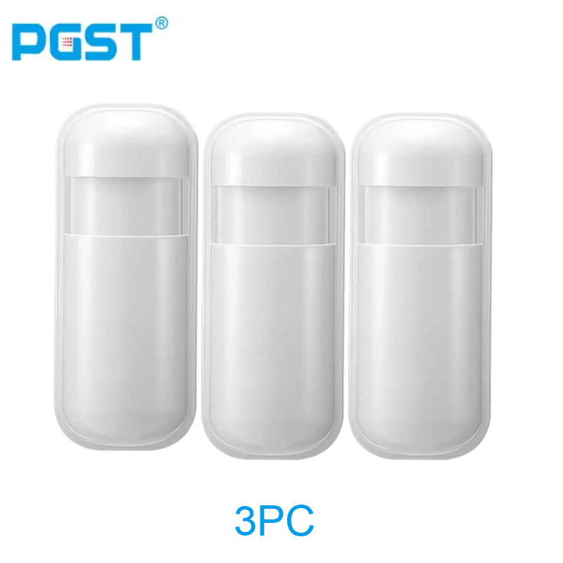 PGST-92R draadloze bewegingssensor voor thuis, 433 MHz miniatuur infrarood PIR-detector, onafhankelijk alarm, 433 MHz, geschikt voor GP-103 107: Oranje
