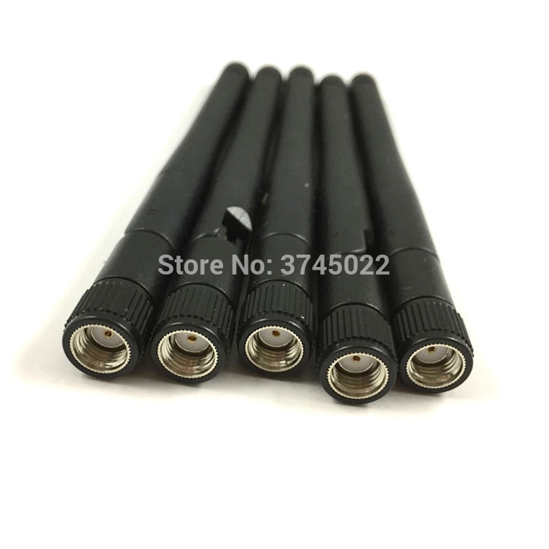 Lot De 5 Antennes 423-433 MHz SMA Mâle Omnidirectionnelles - Antenne Pour Communication Sans Fil