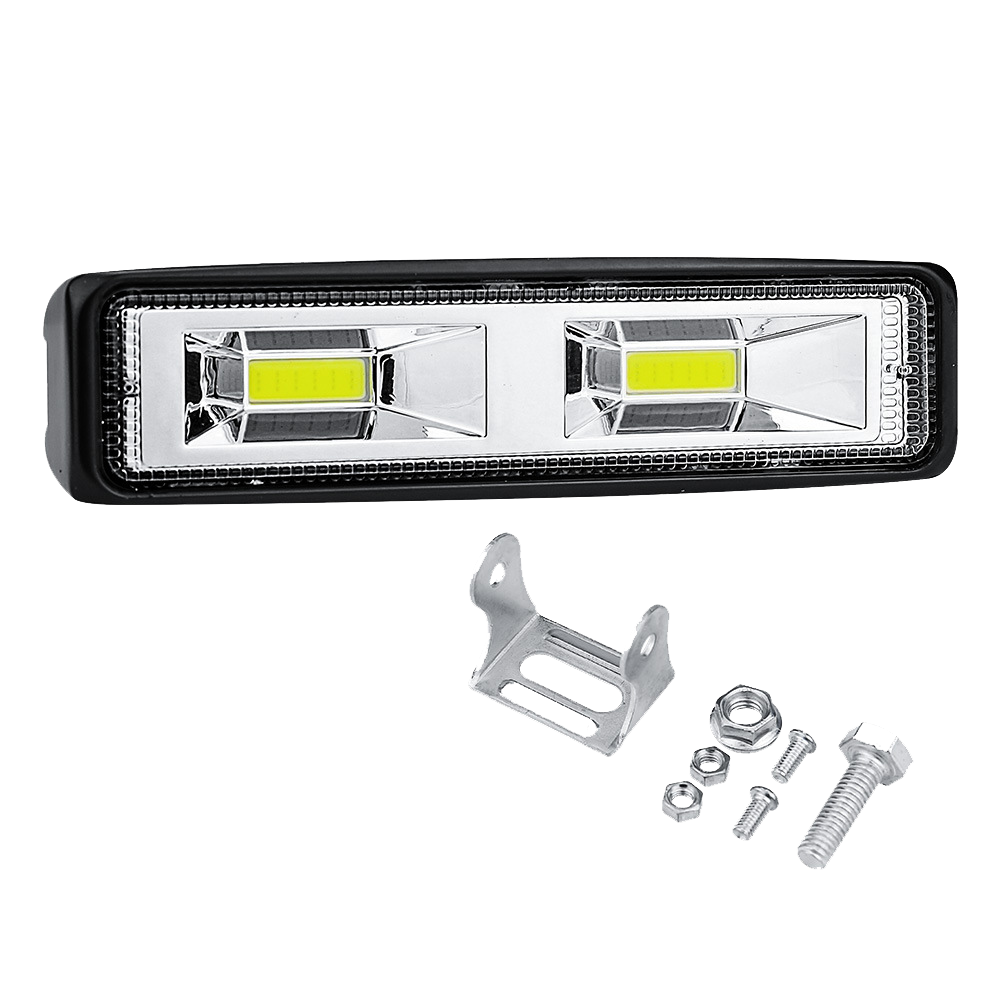 1-2Pcs 12V-24V LED Work Light Bar Flood Spot Offroad 4WD Car SUV Driving Fog Lamp Work Light Bar Flood Spot Offroad: 1Pcs-Cob