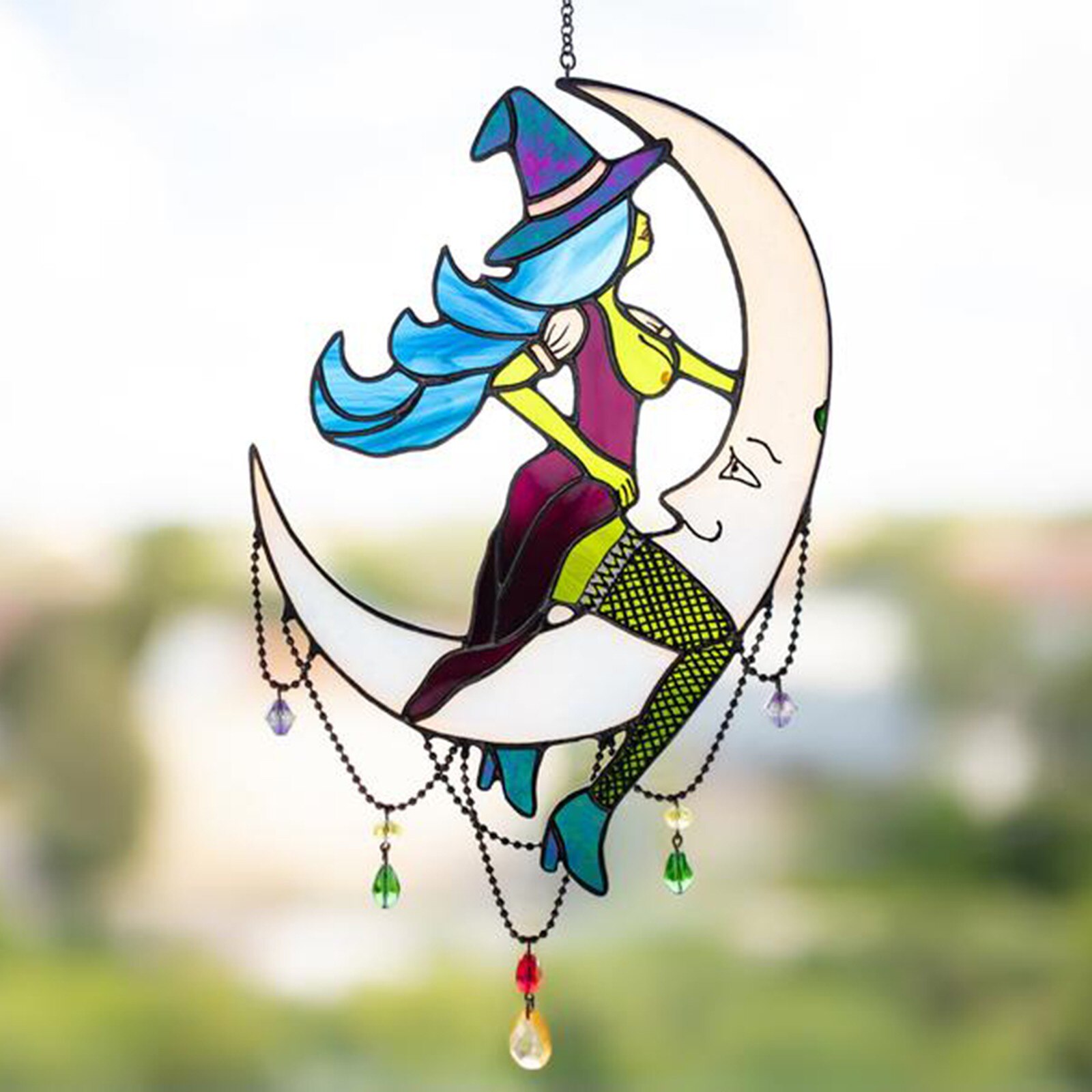 Rainbow Crystal Glass Pendant Prisms Chandelier ing Decors