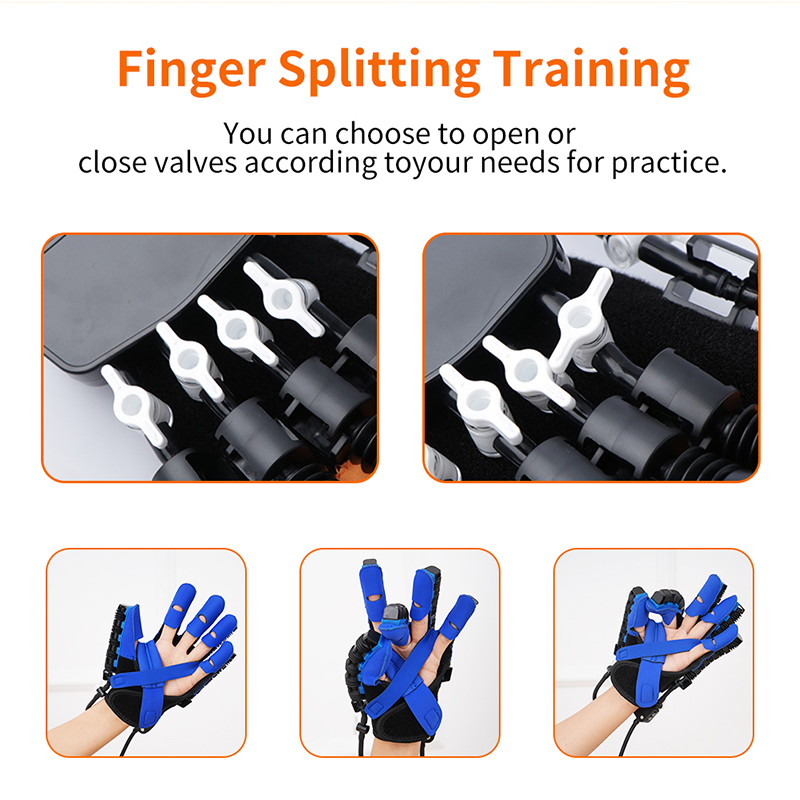 Intelligente Massage Handschoenen Beroerte Hemiplegie Revalidatie Handfunctie Robot Handschoenen Revalidatie Training Handschoen Vingerverzorging