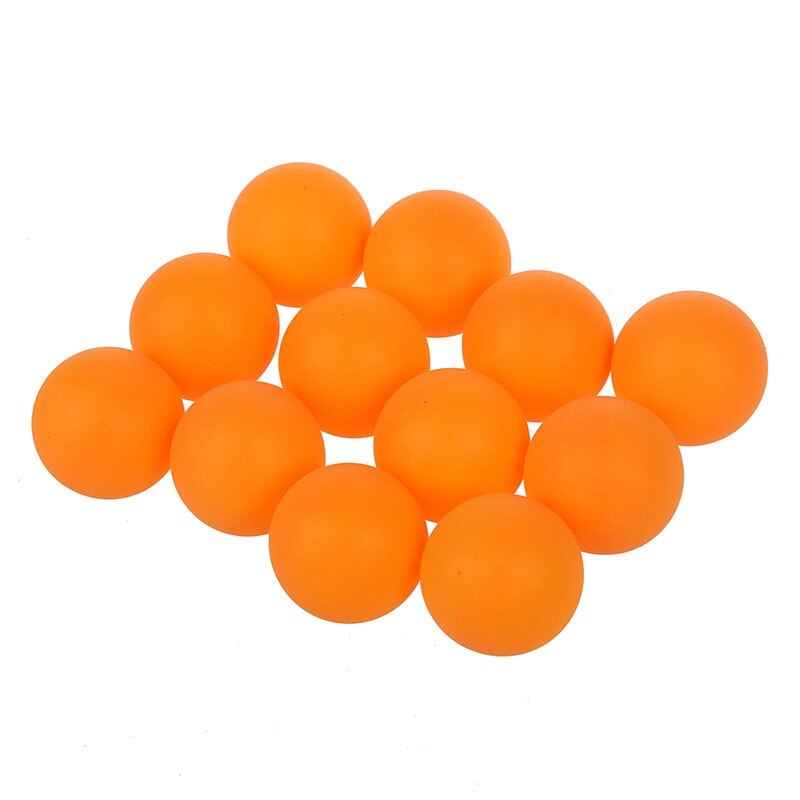 Pelota de tenis de mesa naranja de plástico para deportes 40 mm de diámetro 12 Uds: Default Title