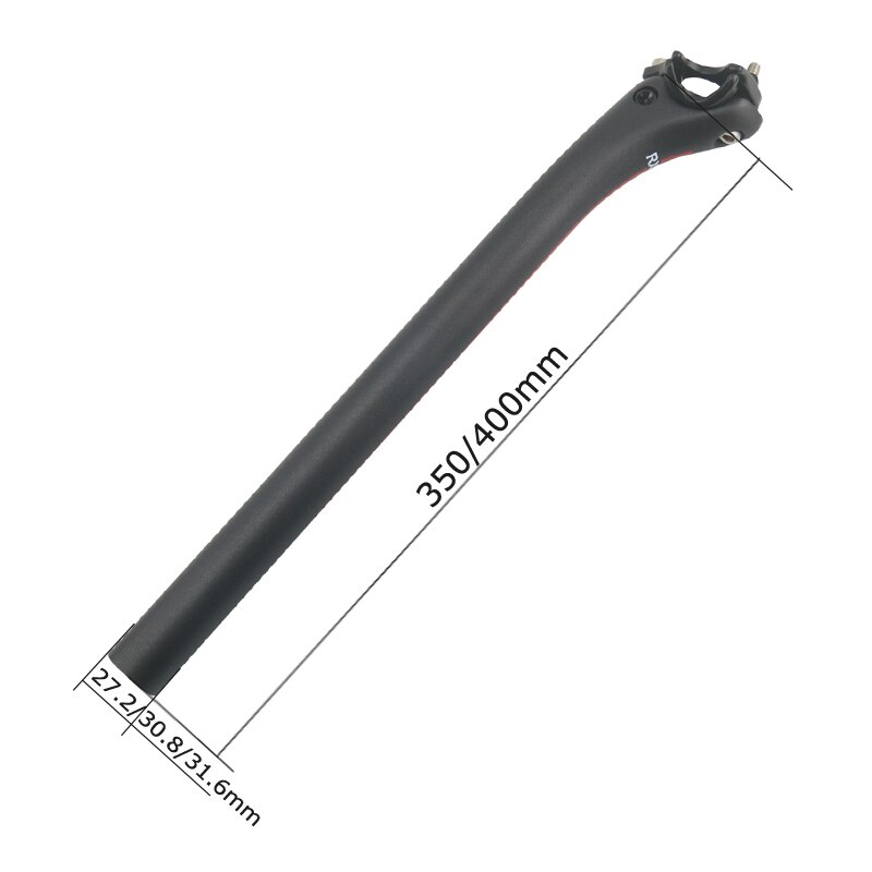RXL SL Carbon Seatpost Mtb 27.2/30.8/31.6mm Road Bicycle Seat Post UD Matte Red/Black Offset 25mm Bike Seatpost Carbon