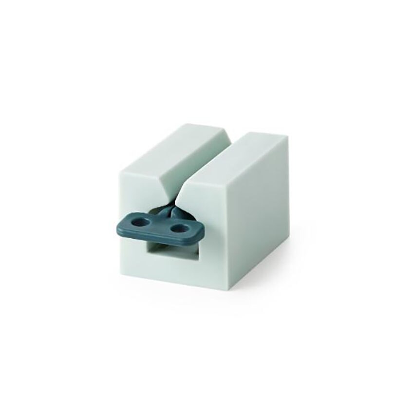 1PC Manual Toothpaste Squeezer Standing Bathroom Toothpaste Squeezers Holder, Facial Cleanser Rotating Squeezer Clip: light blue