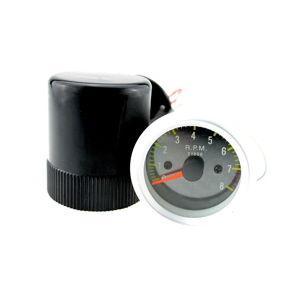 Tachometer Indicator Dynamometer Light Indicator Yellow LED Face 0-8000 Rpm