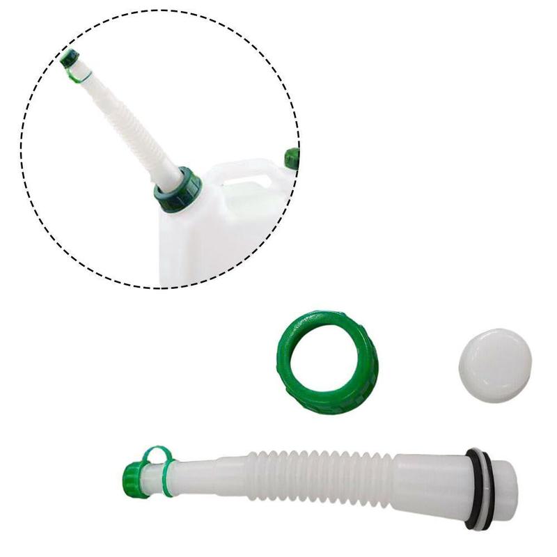 1Pcs Car Drum Replacement SPOUT &amp; PARTS KIT For Rubbermaid Kit Fuel Replacement Auto Cap Parts Accessories Spout Gas Can I8R4