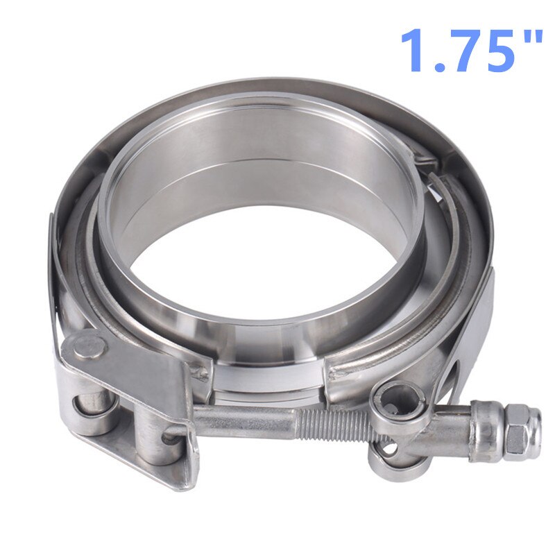 Stainless Steel Auto 3 Quick Release V band Clamp 2" 2.5" 3" 4" Inch V-band 3 Inch Male Female Exhaust Flange 76mm Vband Clamps: 1.75 inch  45.2mm