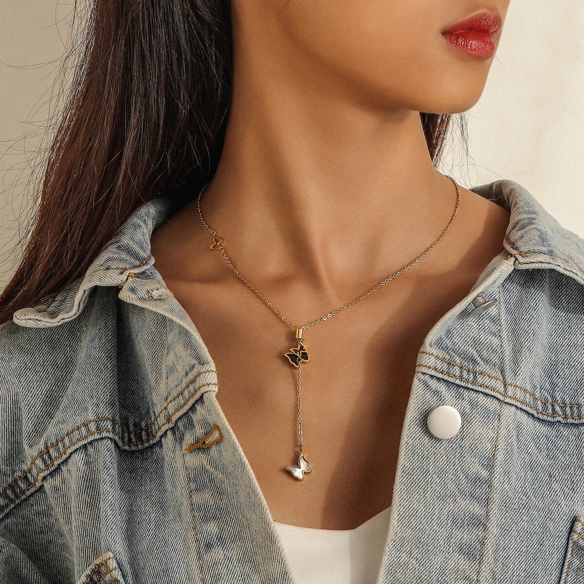 Collares elegantes de para mujer, cadena brillante de rosa para clavícula, Gargantilla Vintage delicada para boda, joyería con personalidad: X2429