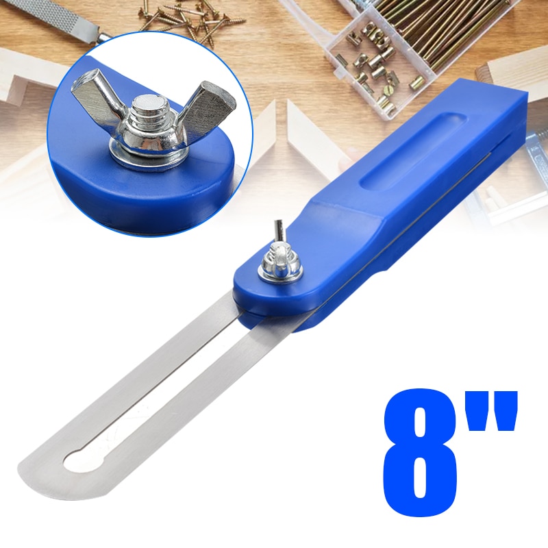 1PC 8" Adjustable Sliding Bevel Carpenters Bevel Gauge Accurate Angle Ruler For Wood Marking Measuring Tool