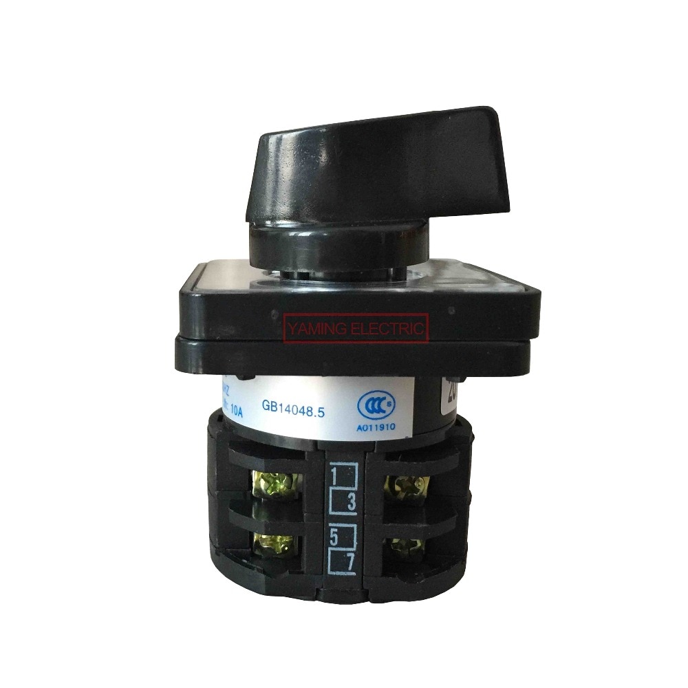 Yaming electric LW8-10YH2/2 10A 380V Universal Changeover Combination Switch Panel Mount 4 position voltage convert