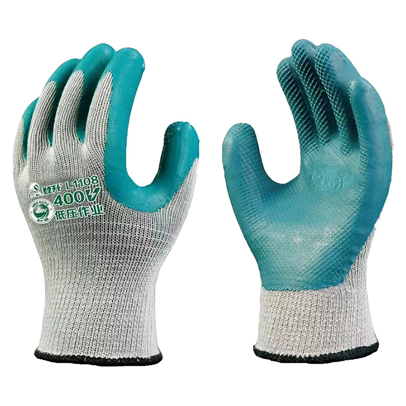 Guantes aislantes de goma para electricista, guante Industrial ultrafino de 400V/1000V para pantalla táctil, soporta voltaje, 1 par: Rosa