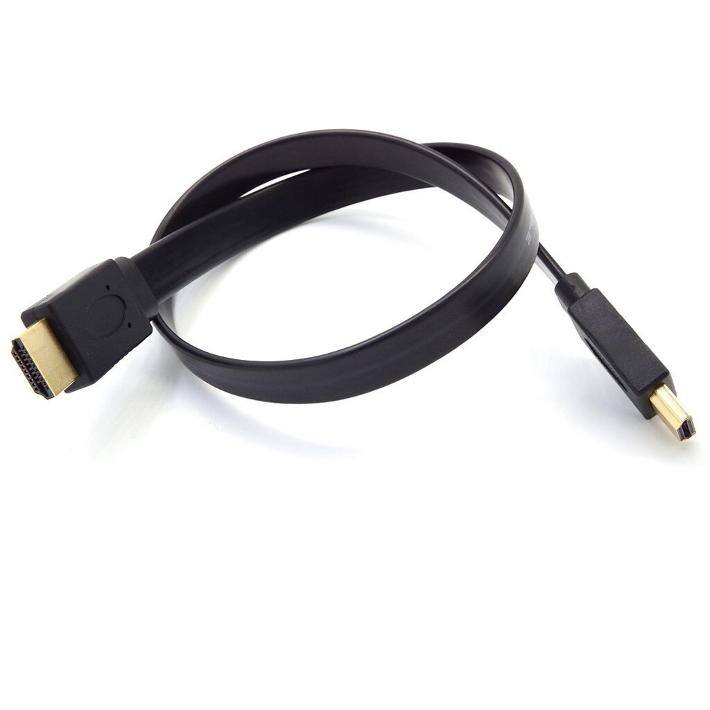 HDMI-compatible Cable Full HD Short HDMI Male to Male Plug Flat Cable Cord for Audio Video HDTV TV PS3 0.3M 0.5M 1M: 50cm