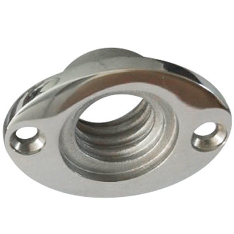 316 Rvs 38*50Mm Marine Boot Oppervlak Polijsten Ovale Garboard Drain Plug Past Gat Schroefdraad corrosiebestendig