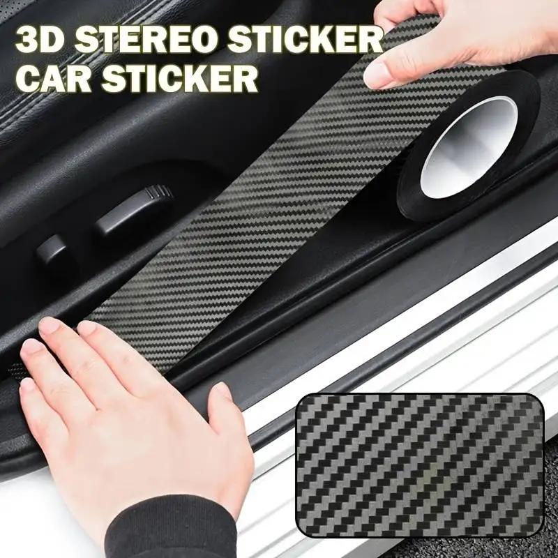 Fita adesiva de fibra de carbono para carro, fita de pano automotiva, à prova d'água, adesivo decorativo, seladores, hardware para casa