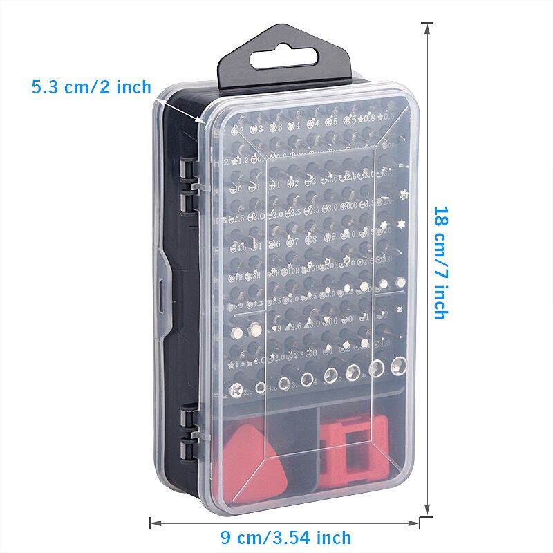 115 in 1 Torx Hex Screwdriver Set Multifunctional Working Mat Precision PC Mobile Phone Repair Device Hand Home Tools QHTITEC