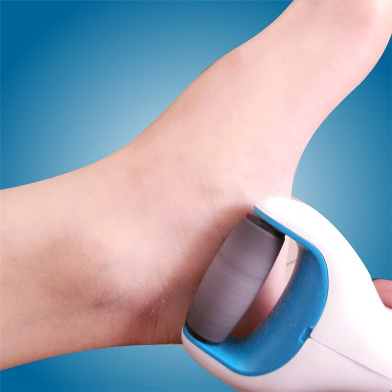 2 stuks/verpakking vervangende rollerkoppen voor scholls pedi skin remover, herstellende voetknarsmachine, peeling pedicure-apparaat
