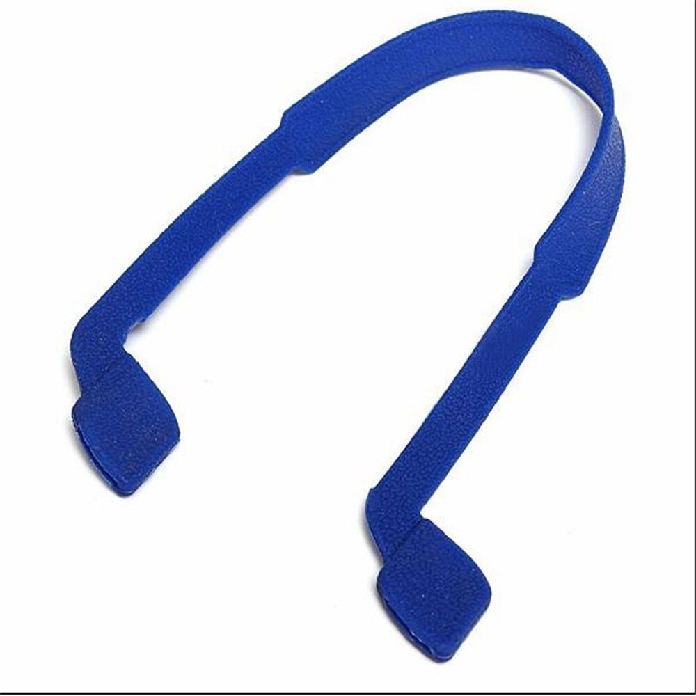 Correa magnética para lentes de silicona para gafas de sol, banda deportiva, soporte de goma elástica, Correa fija para gafas: Azul