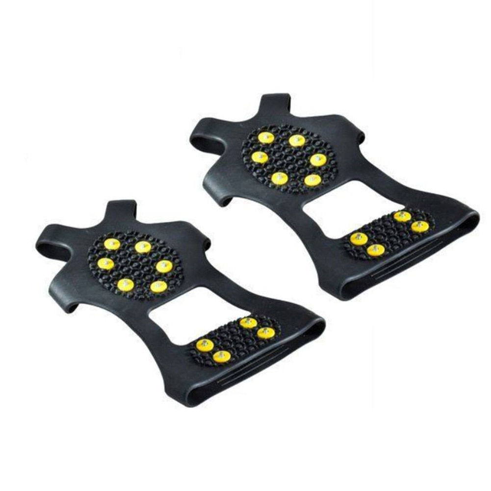 Neige pour Sports d'hiver 10 goujons en acier utile taquet de Traction randonnée anti-dérapant antirouille pointes poignées de glace