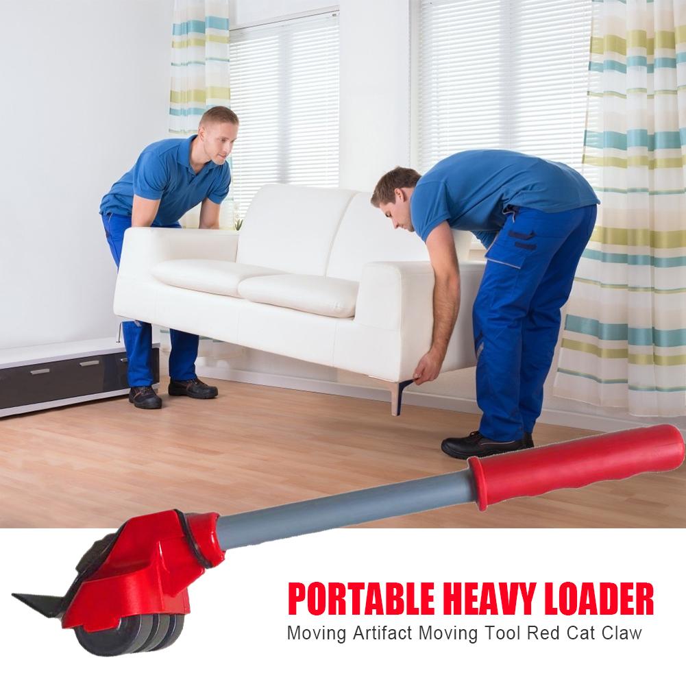 5Pcs Furniture Transport Lifter Tool Removal Lifting Moving Tool Heavy Stuffs Mover Furniture Wheel Roller Bar Mover Device