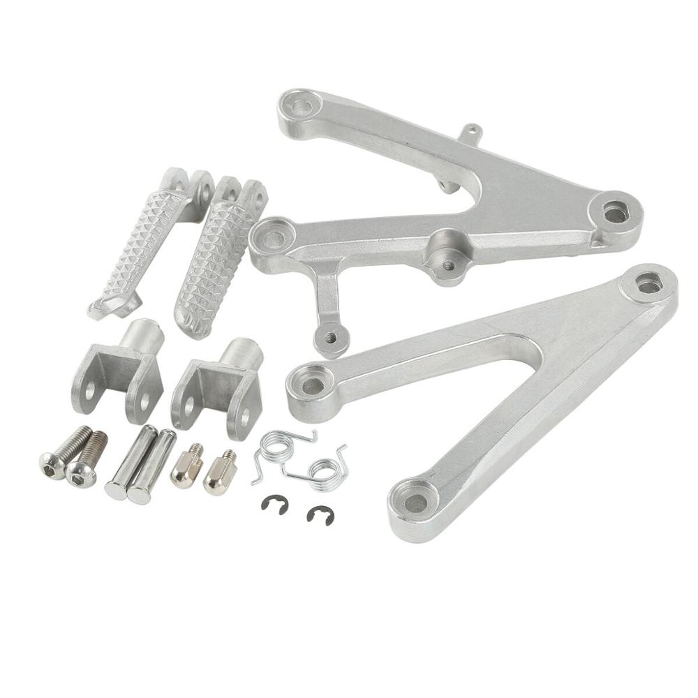 Motorfiets Aluminium Front Voetsteunen Footrest Beugels Voor Yamaha Yzf R1 YZFR1 2002-2003 02 03