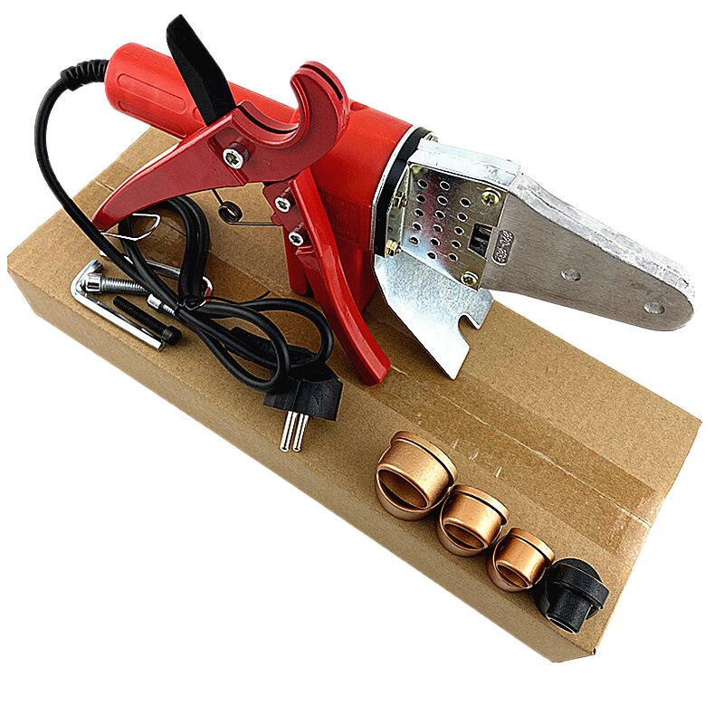 Water Pipe Plastic Welding Machine Ppr Heating Tools Device For Home Use With 16mm 20mm 25mm 32mm Die Heads