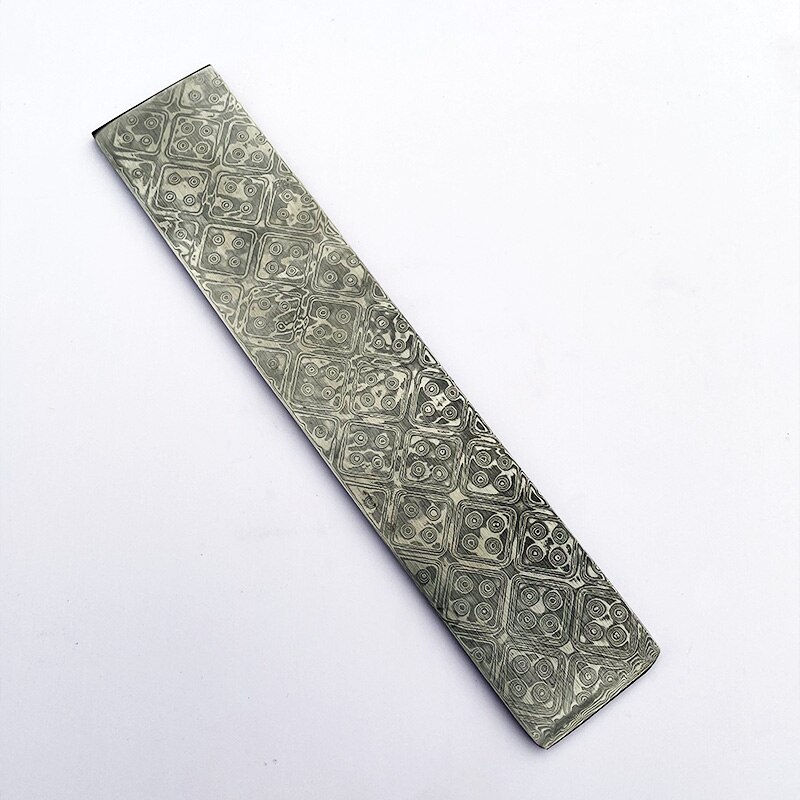 modèle VG10 Sandwich damas acier pour bricolage fabrication de couteaux exquis lame de couteau en acier inoxydable vierge a été traitement de la chaleur: Orange