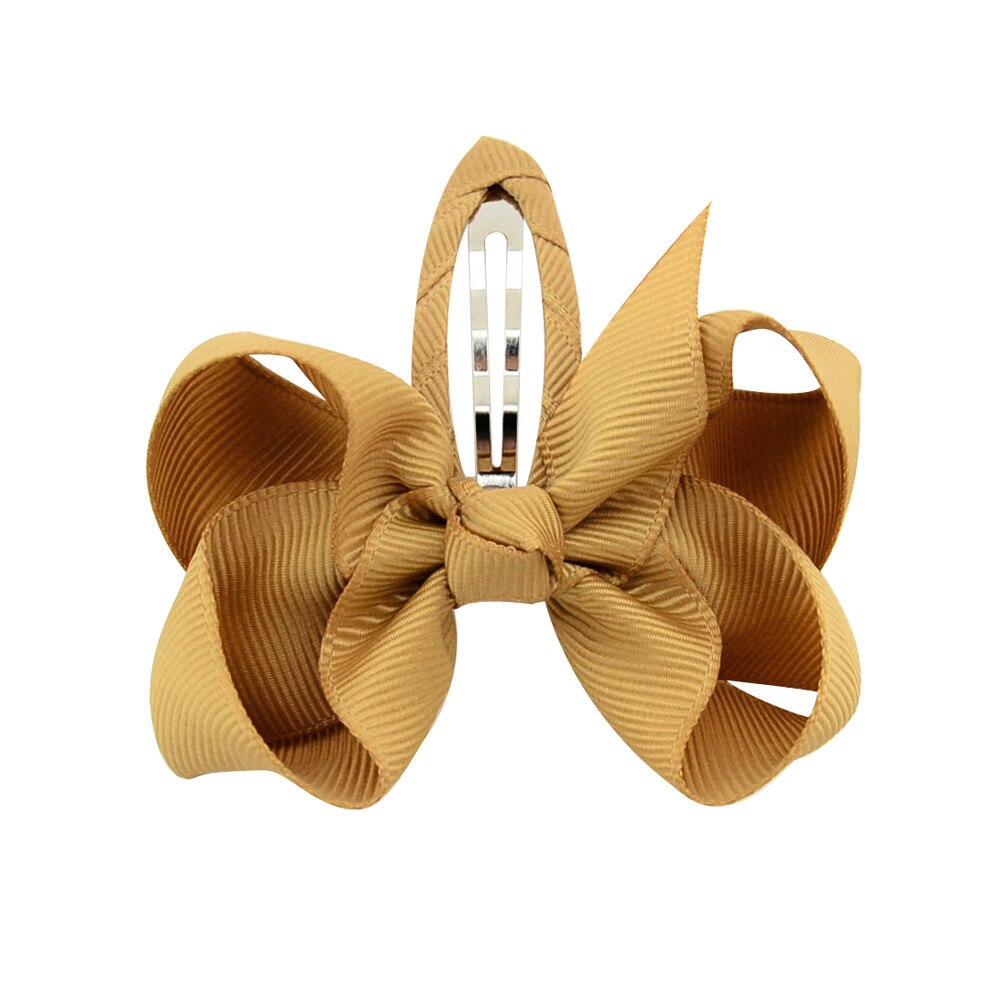 Sweet Top Hair Clip Grosgrain Ribbon Hair Bow Barrettes For Girls Princess Flower Headband Headwear Kids Hair Accessories: Color 2