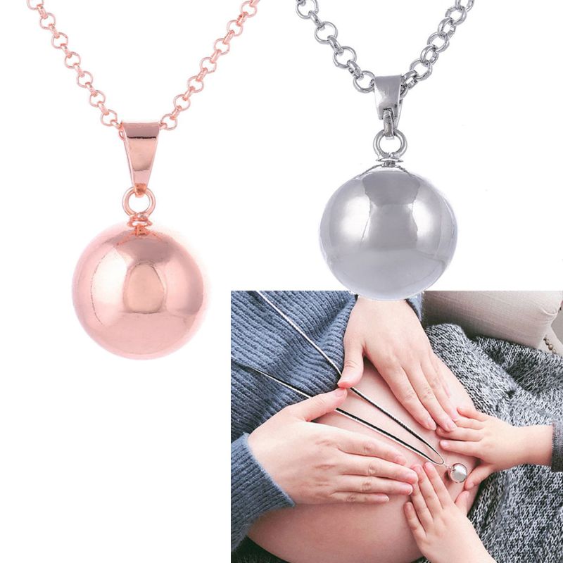 Harmonie Ball Halskette brillant Schwangerschaft Jahrgang Glockenspiel bola Anhänger 40 "Lange Kette Halskette für murmeln Bady Schmuck