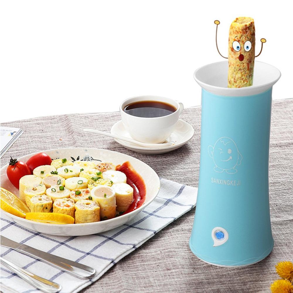 Household Electric Automatic rising double Egg Roll Maker Cooking Tool Egg Cup Omelette Master Sausage Machine