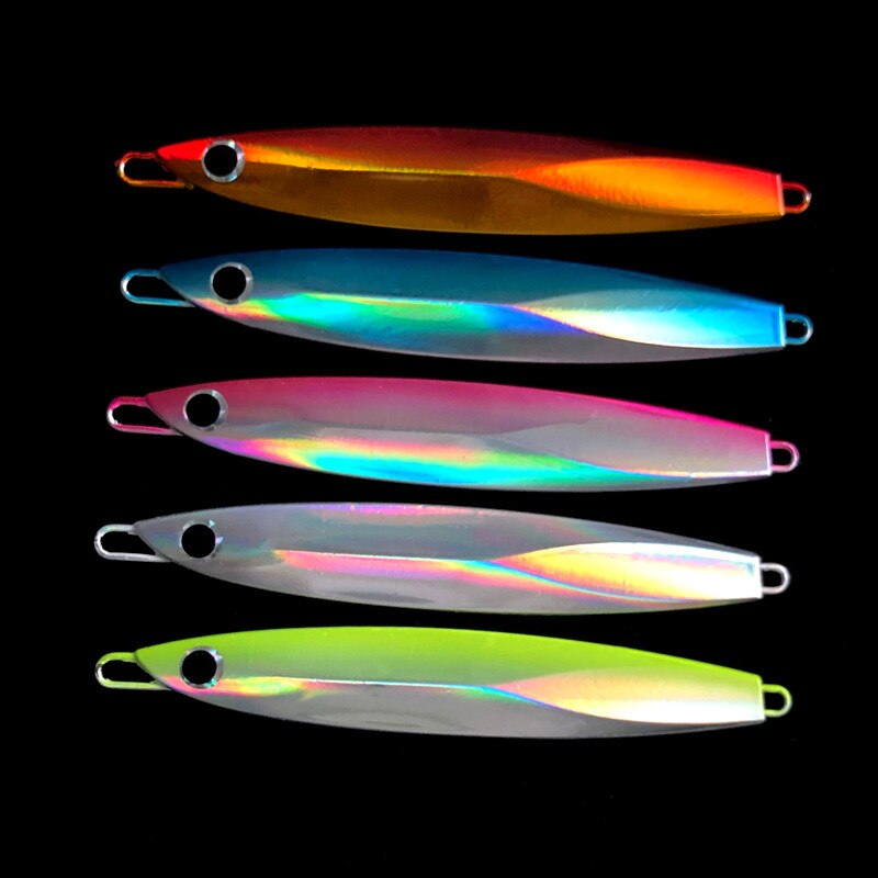 Battlebass 1 Stks/partij 40G 60G 80G Mes Jigging Metalen Lepel Vib Kunstmatige Aas Boot Vissen lokt Lood Vissen Lokken