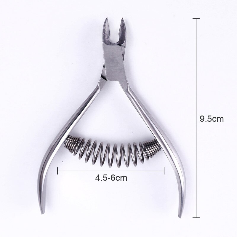 Stainless Steel Nail Cuticle Scissors Cutter Dead Skin Nipper Remover Nail Art Pedicure Clipper Tool