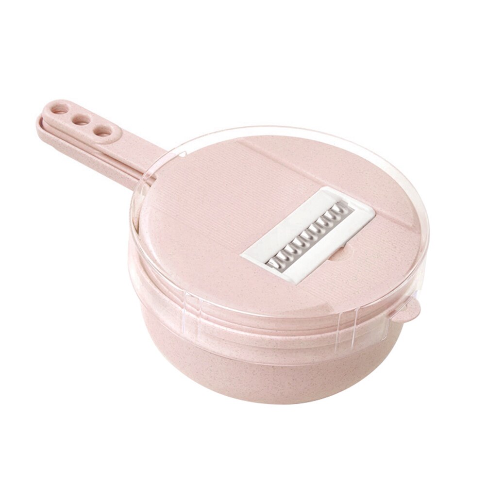Multifunction Wheat Straw Manual Vegetable Cutter Carrots Potato Slicer Shredders Egg Filter Kitchen Tools Pink Blue