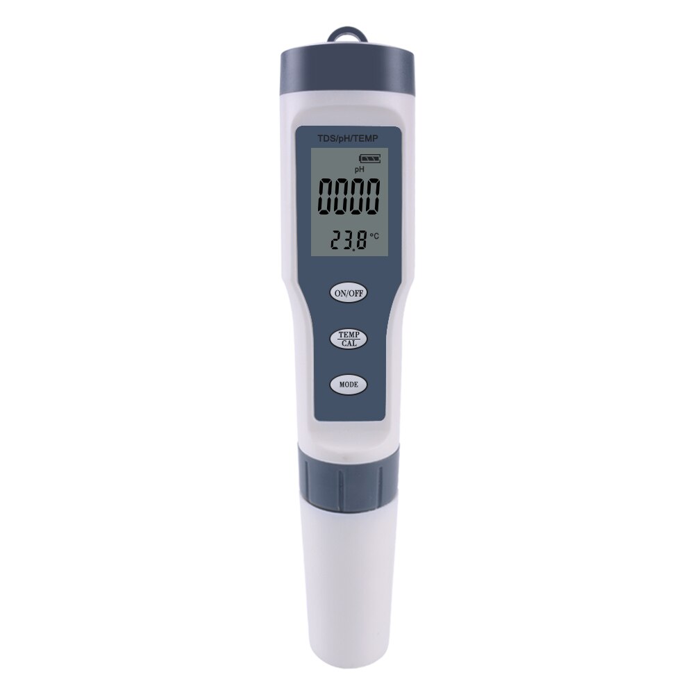 Digital TDS EC Temp PH Meter Water Tester Monitor High Accuracy Measurement with ATC for Aquarium Pool Drinking Water: TPH01138