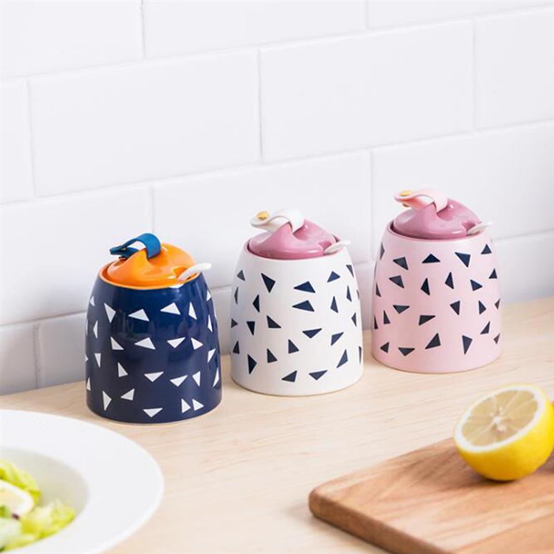 Butelki z przyprawami ceramiczne kreatywne butelki robić przechowywania soli pojemniki robić przechowywania przypraw robić kuchni domowej