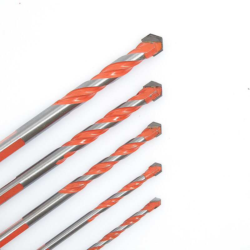 5PCS 5 - 12mm Ultimate Drill Bits Twist Drill Head Wall Ceramic Glass Punching Hole Working Set multifunctional drill bit