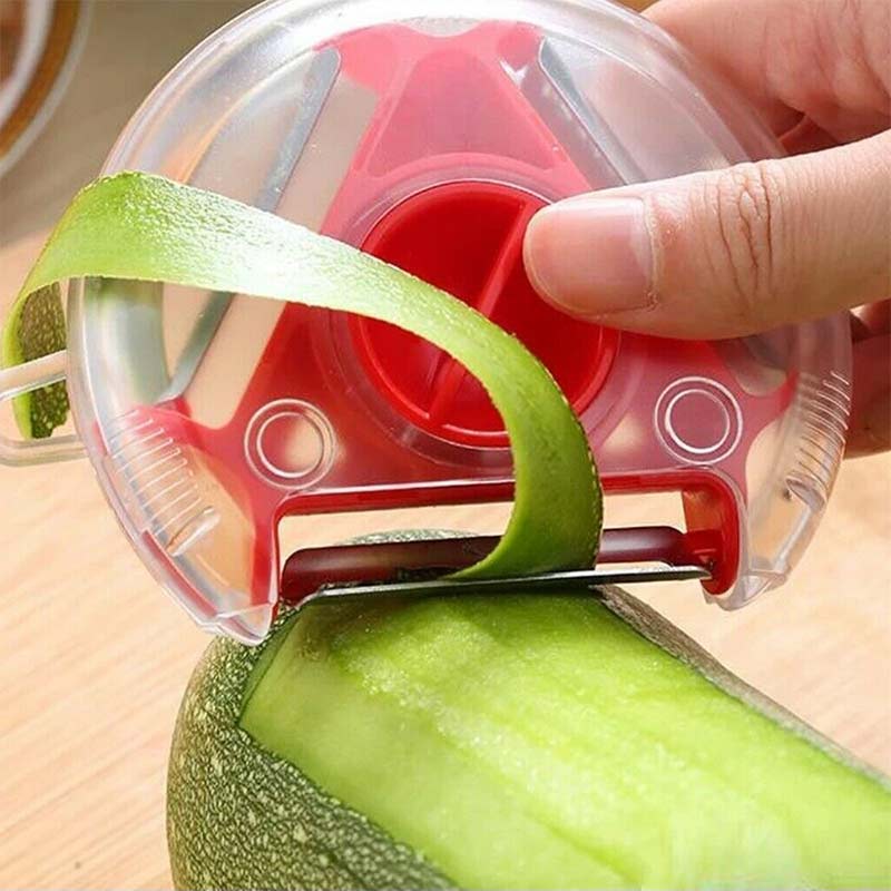 3 in 1 Magic Trio Peeler Set Slicer Stainless Steel Peeler Shredder Julienne Cutter Multi Peel Blade Zesters Grater Kitchen Tool
